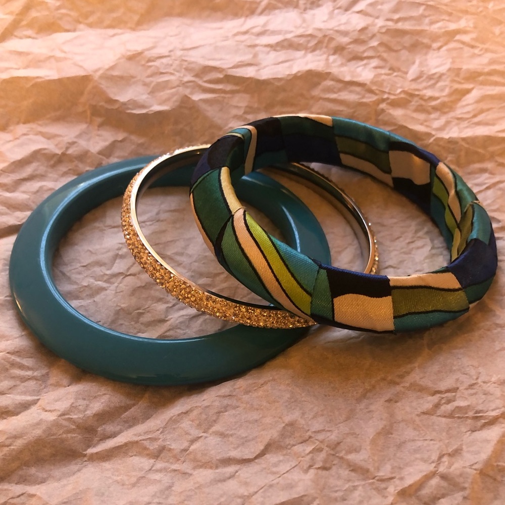 Set of Three Accent Bracelets